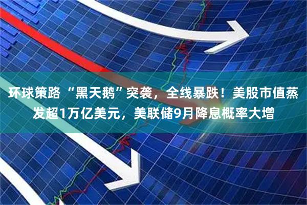 环球策路 “黑天鹅”突袭，全线暴跌！美股市值蒸发超1万亿美元，美联储9月降息概率大增
